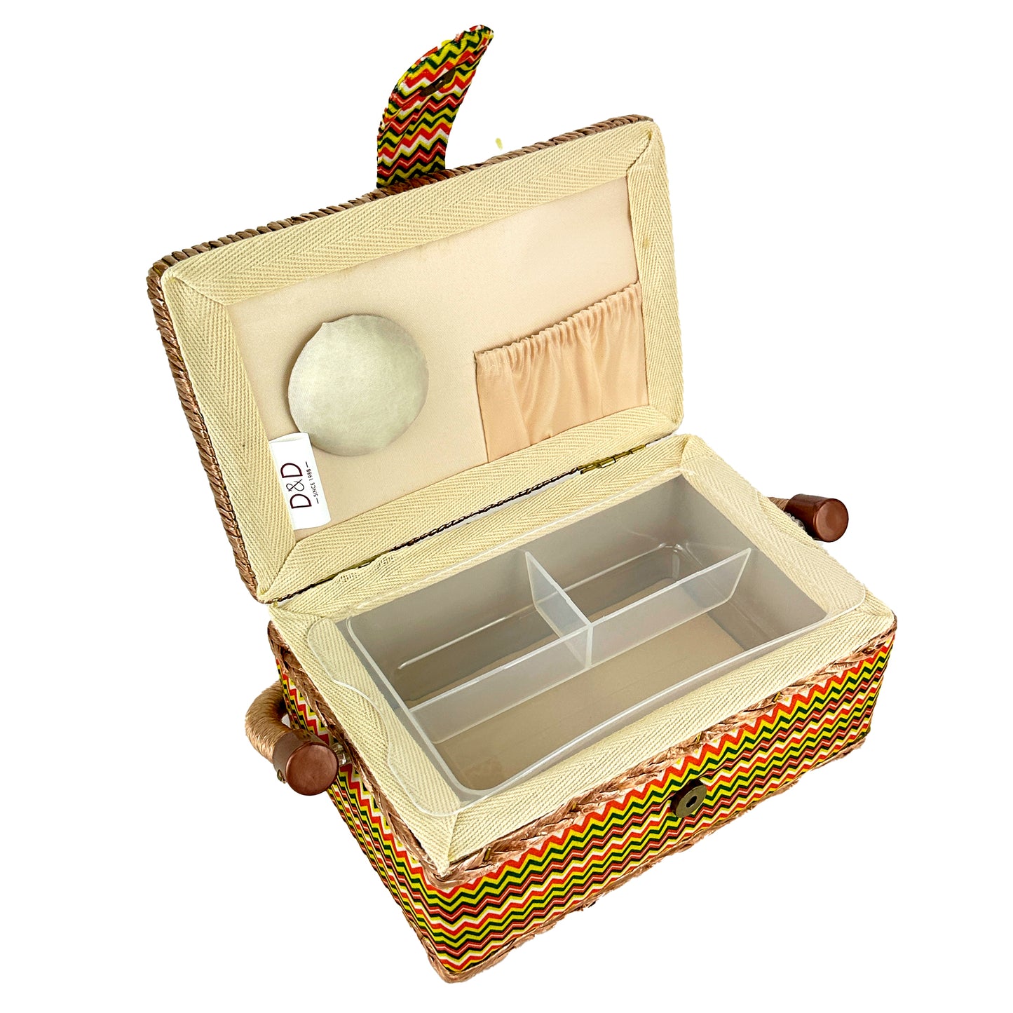 Sewing Basket, C Multi- 19x13x10cm