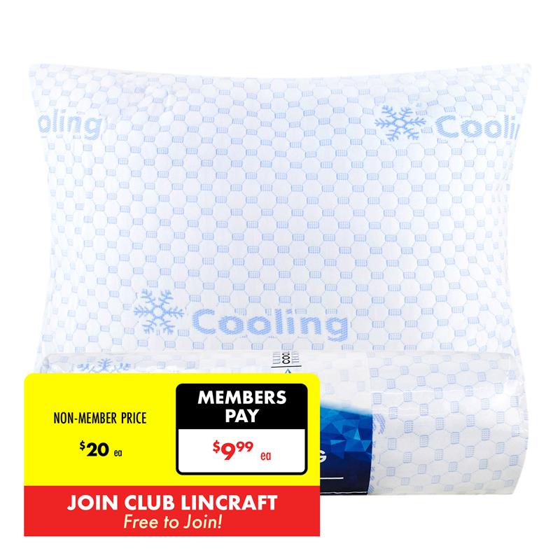 Cool Theory Memory Foam Cooling Pillow, 51cm x 66cm