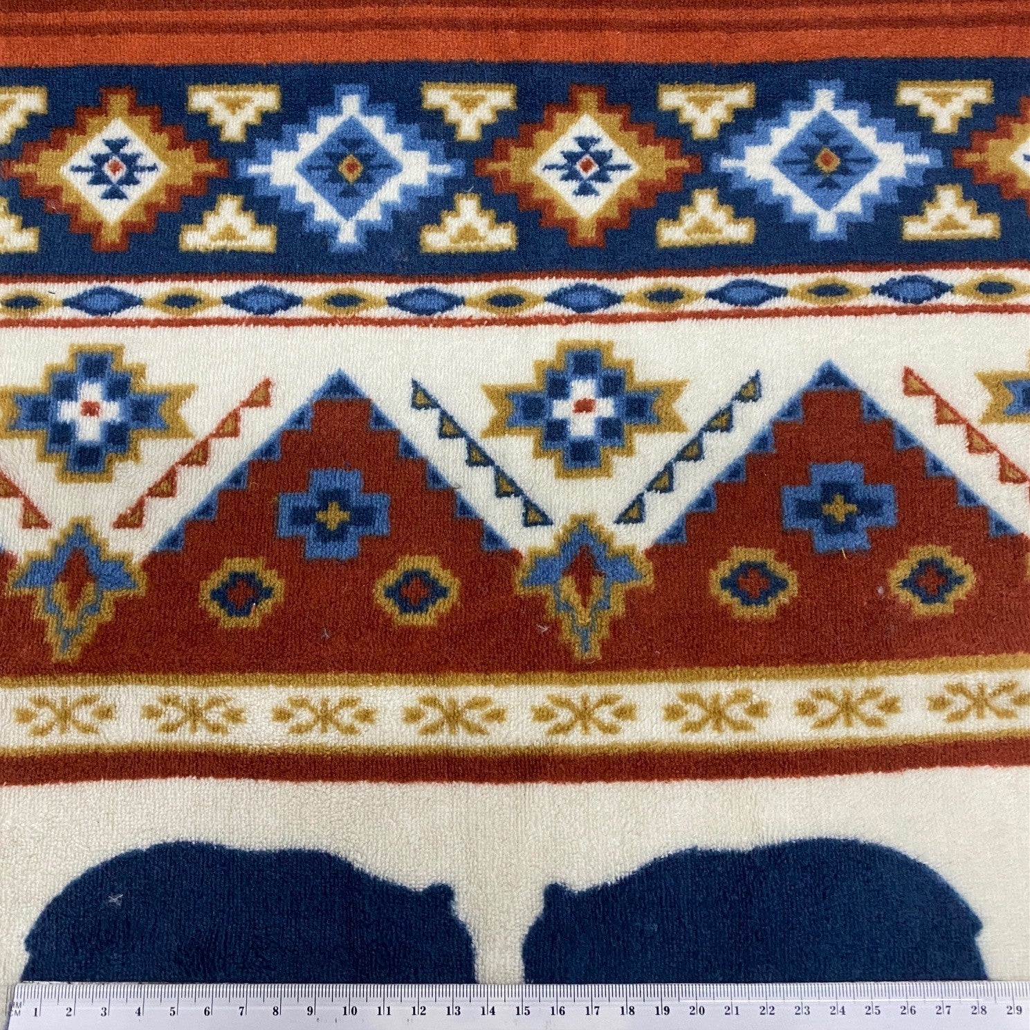 Printed Coral Fleece Fabric, Multi Mountains-155cm