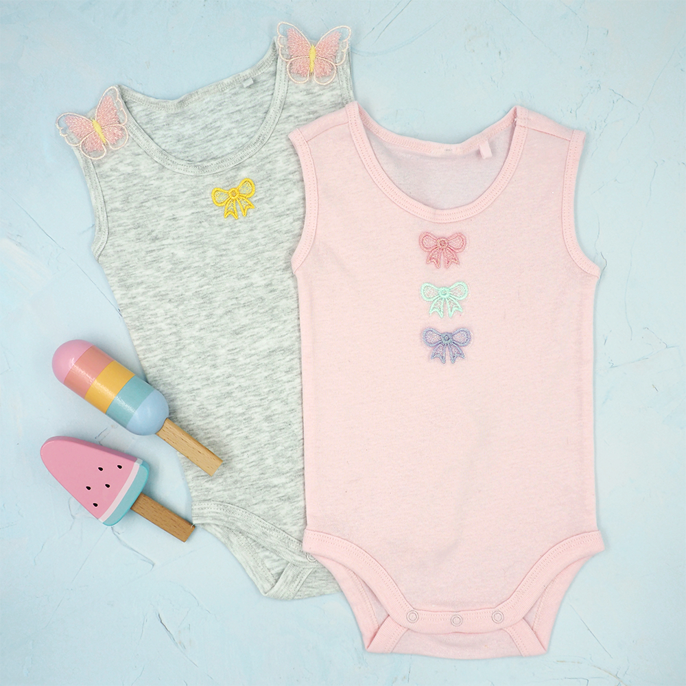 Arbee Crafty Patch, Soft Butterflies- 2pc