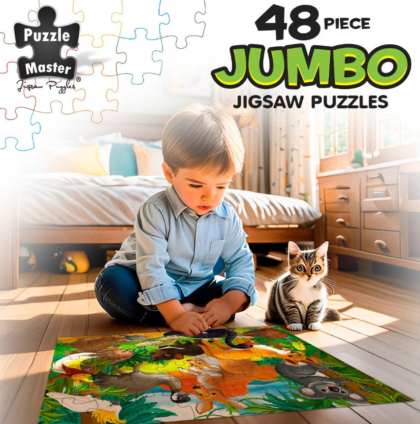 48-Piece Jumbo Floor Jigsaw Puzzle, Aussie Animals