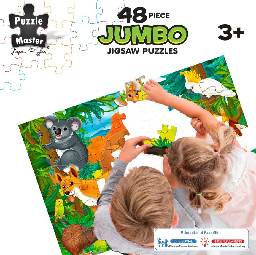 48-Piece Jumbo Floor Jigsaw Puzzle, Aussie Animals
