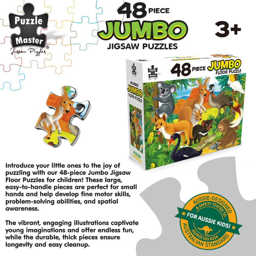 48-Piece Jumbo Floor Jigsaw Puzzle, Aussie Animals