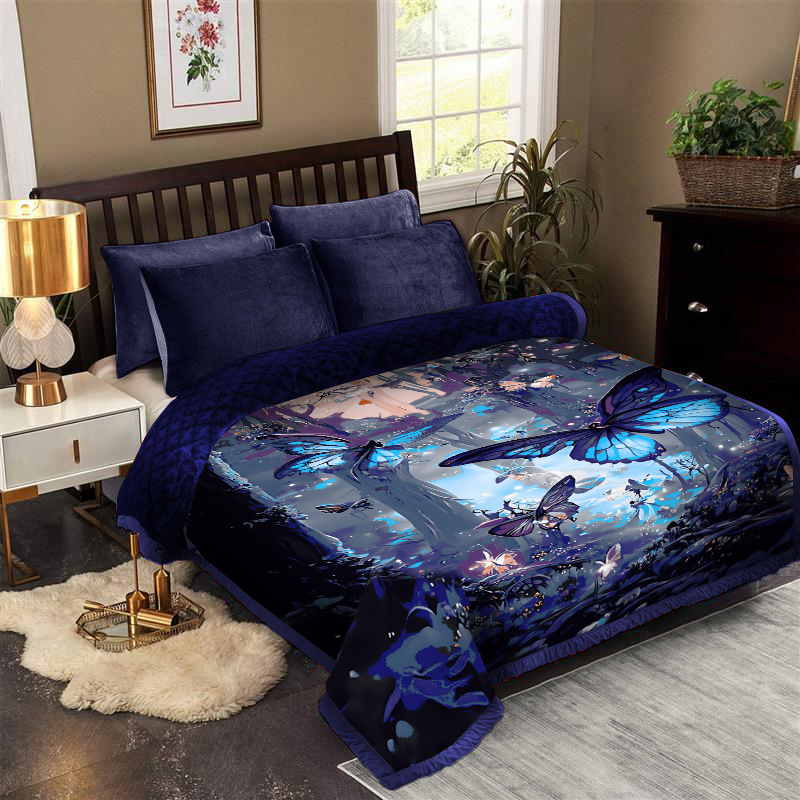 Formr Luxury Mink Blanket, Butterfly- 2.1mx2.3m