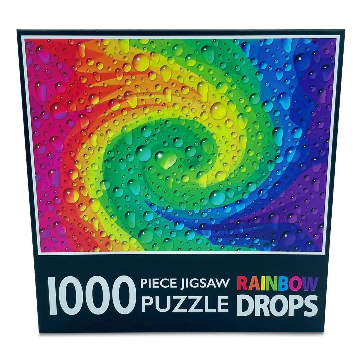 1000 Piece Jigsaw Puzzle, Rainbow Drops