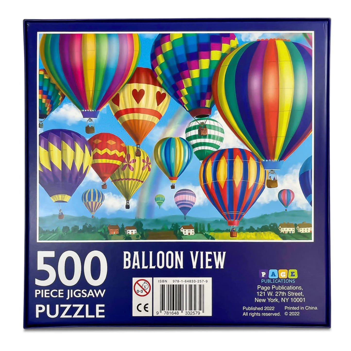 500 Piece Jigsaw Puzzle, Balloon View
