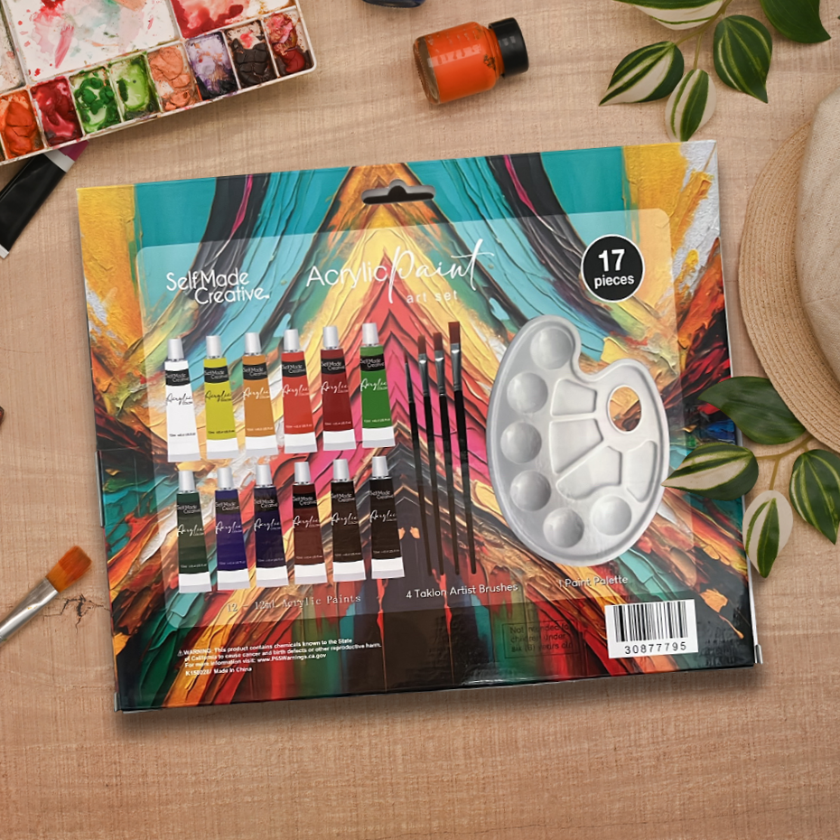 Makr Acrylic Art Set 17pce