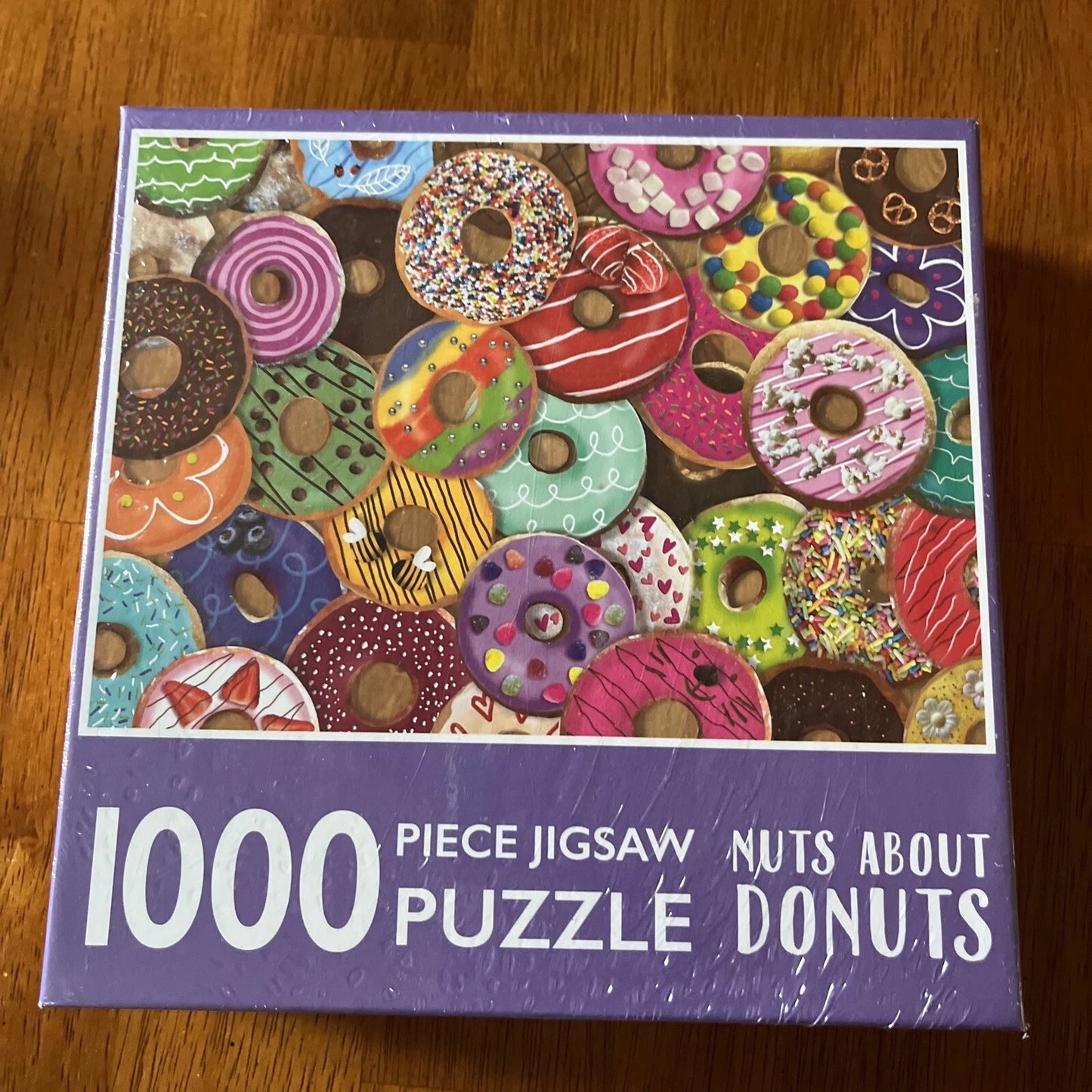 1000-Piece Jigsaw Puzzle, Nuts About Donuts