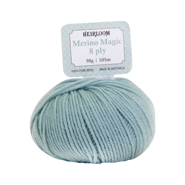 Heirloom Merino Magic 8ply Crochet & Knitting Yarn, 50g Wool Yarn
