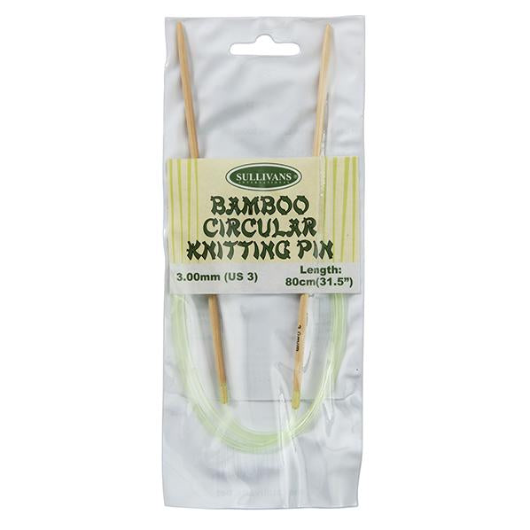 Circular Bamboo Needles 80cm