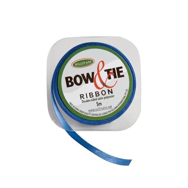 Satin Ribbon, White- 6mm x 5m