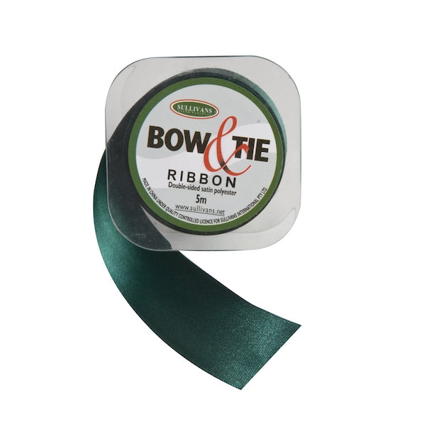 Satin Ribbon, White- 36mm x 5m