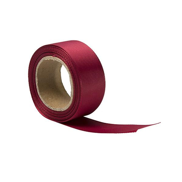 Grosgrain Ribbon, Wine- 24mm x 5m
