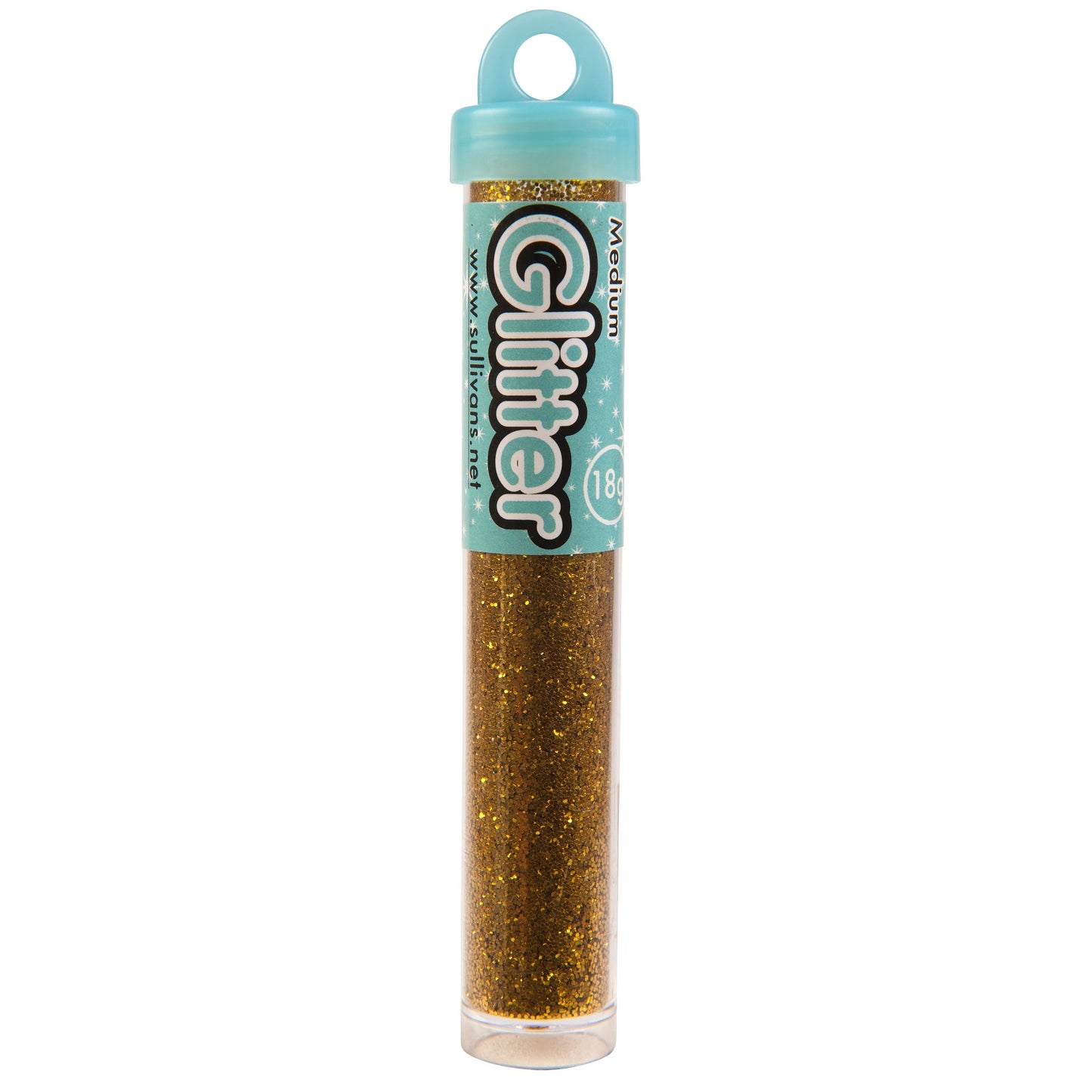 Sullivans Medium Glitter, Gold- 18g