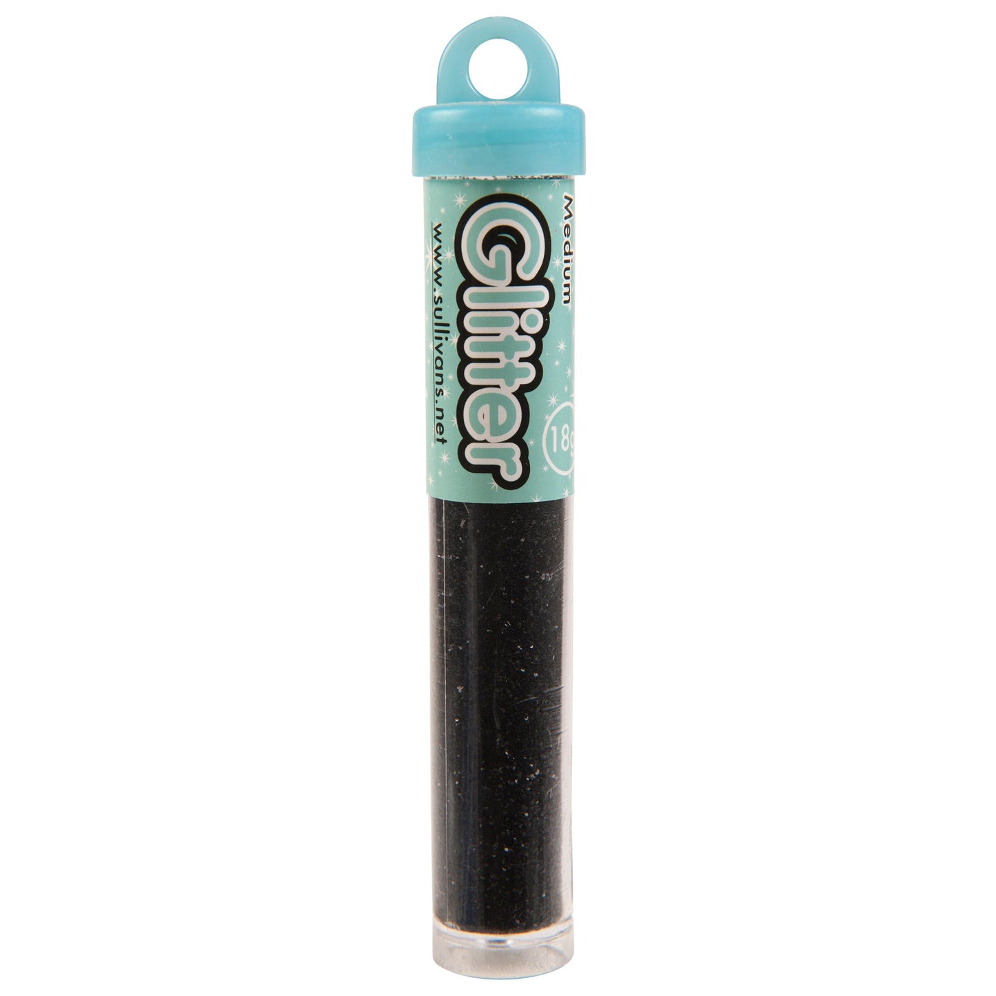 Sullivans Medium Glitter, Black- 18g