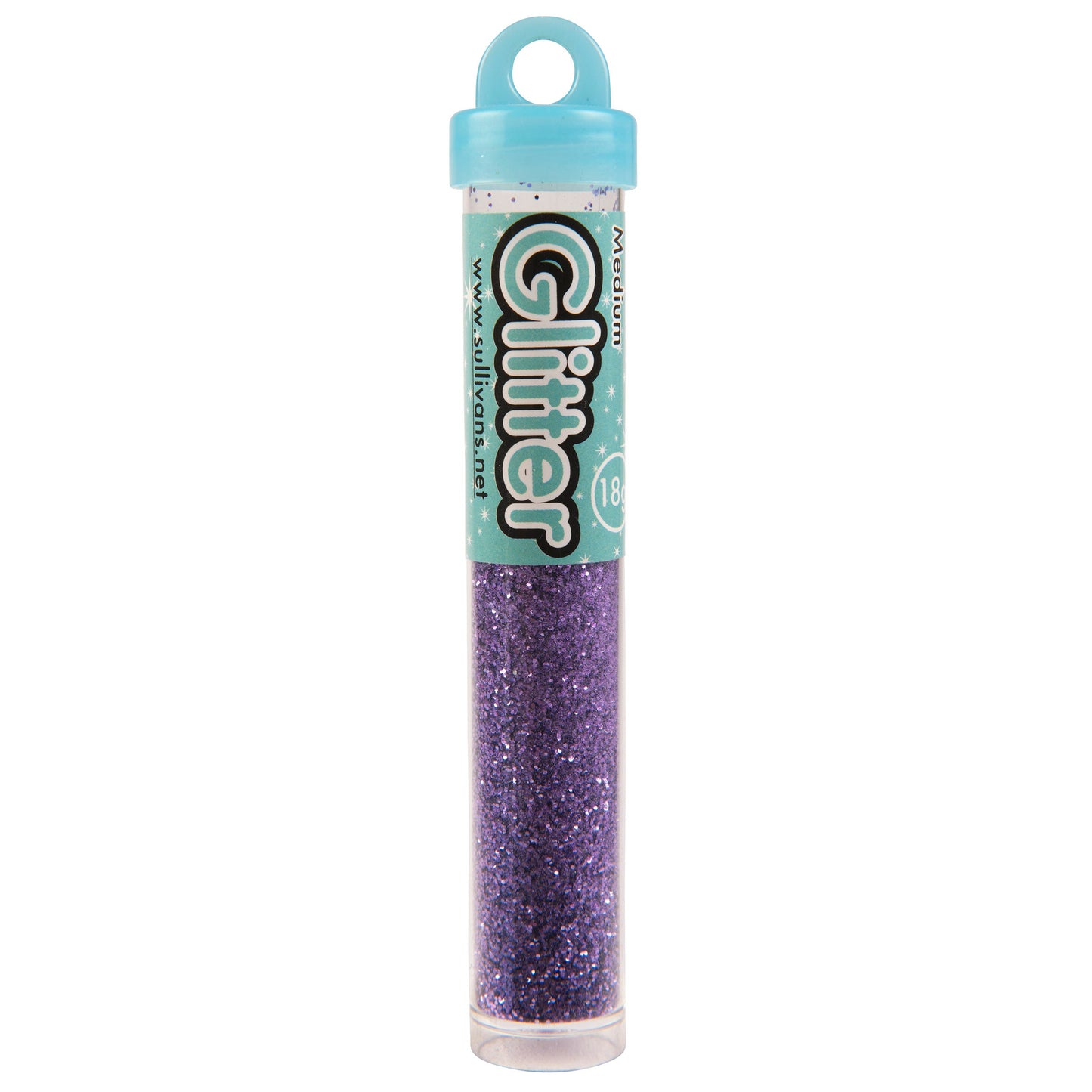 Sullivans Medium Glitter, Purple- 18g