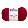 Patons Bluebell Merino 5ply Yarn, Dark Red- 50g Merino Wool Yarn