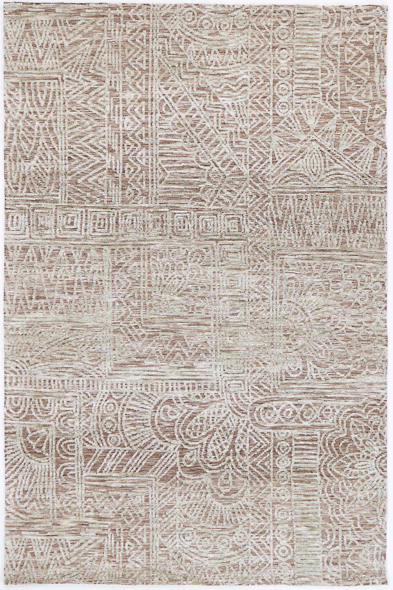 Ambarsar Beas Grey Cotton Blend Rug