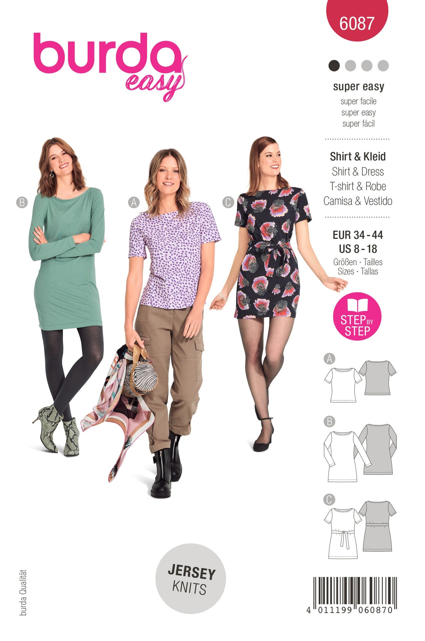 Burda 6087 Misses' Dress