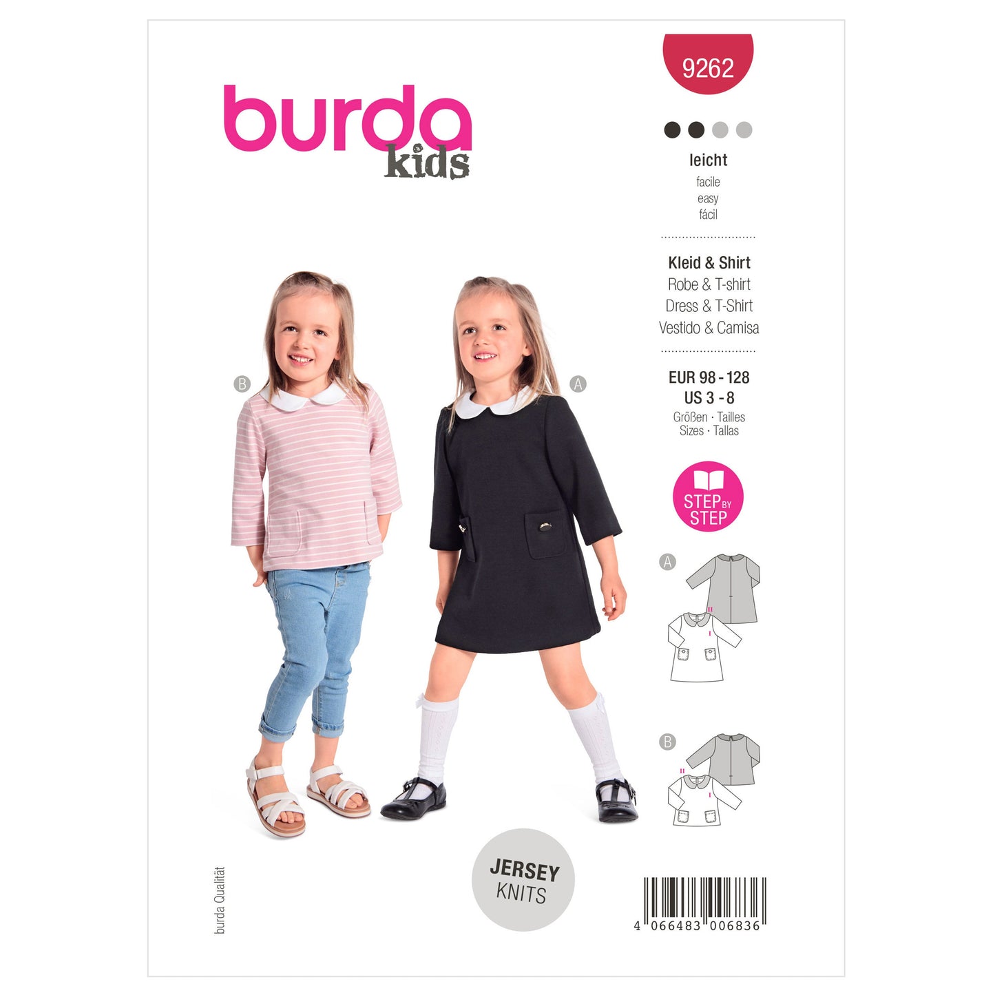 Burda Pattern 9262 Child Dress