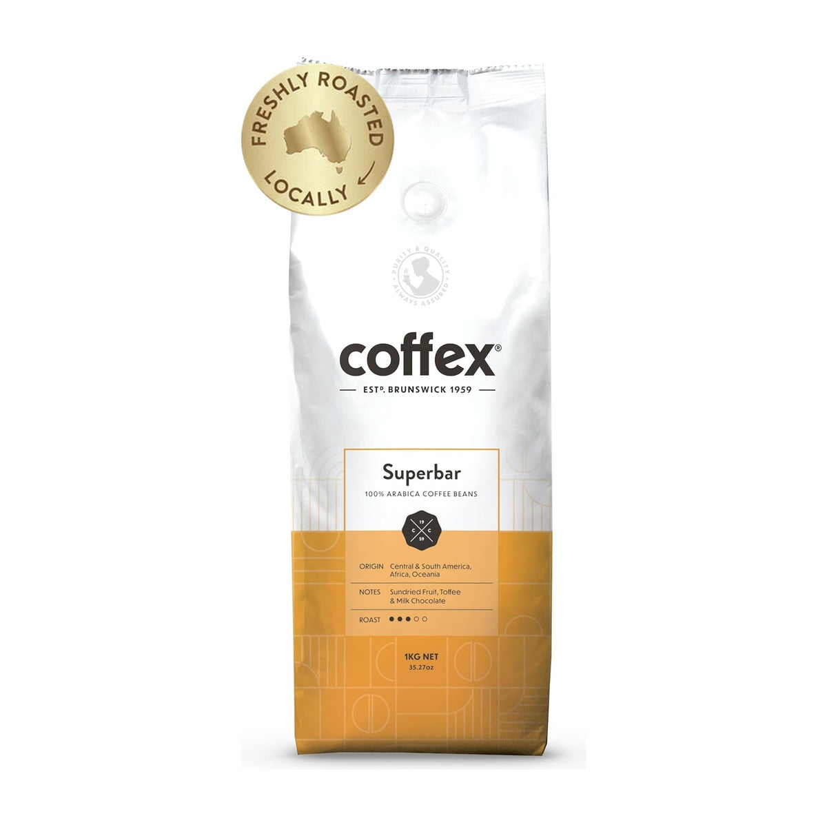 Coffex Superbar Coffee Beans 1kg