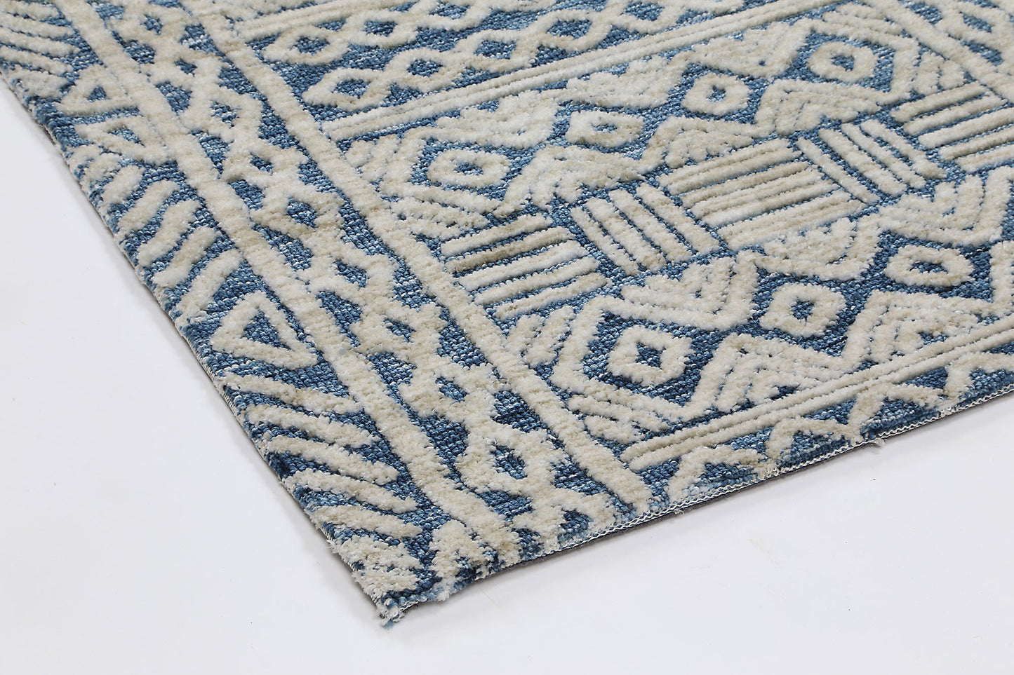 Ambarsar Glenroy Navy Tribal Rug