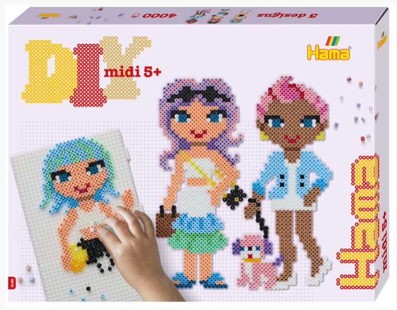 Hama Large Gift Box, Fashion Girls
