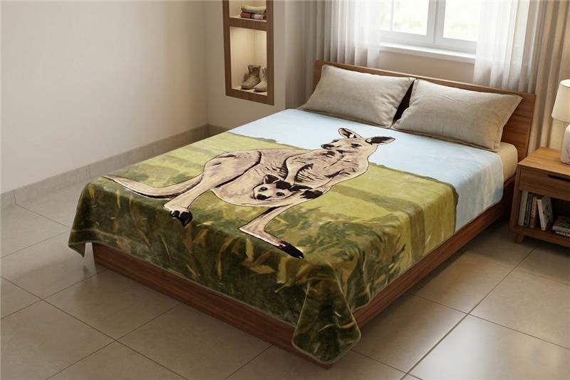 Formr Luxury Mink Blanket, Kangaroo- 2.1mx2.3m