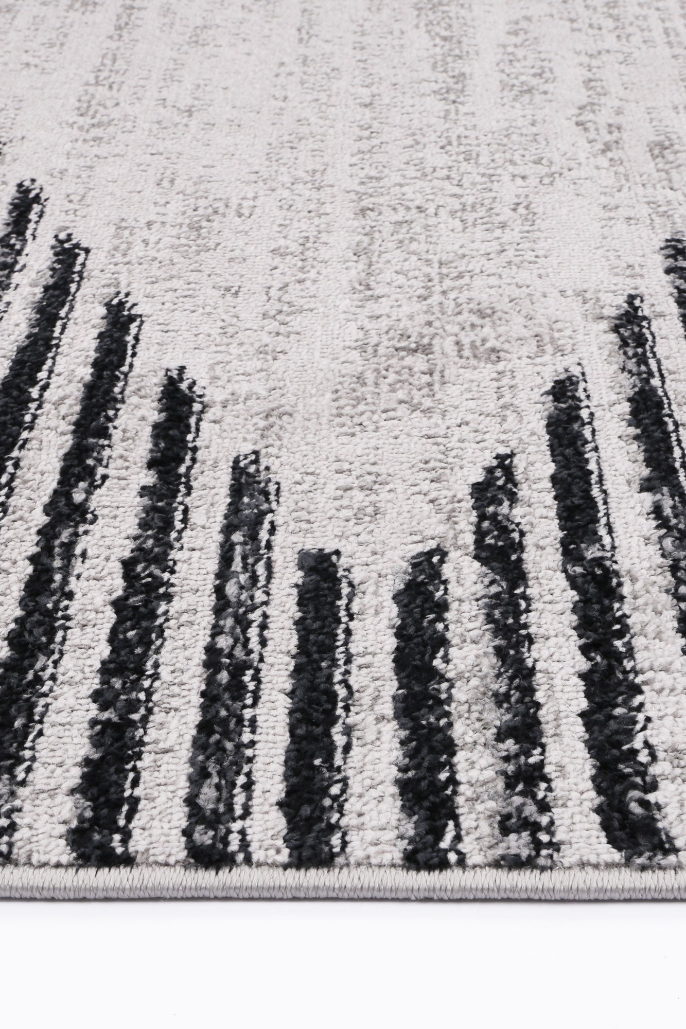 Christina Diamond Charcoal Contemporary Rug