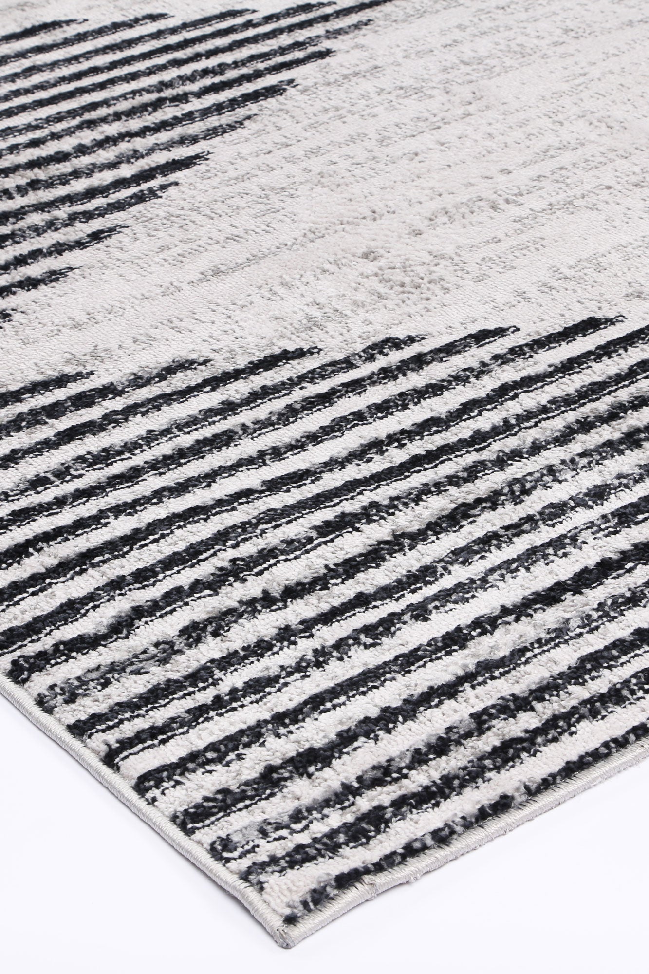 Christina Diamond Charcoal Contemporary Rug