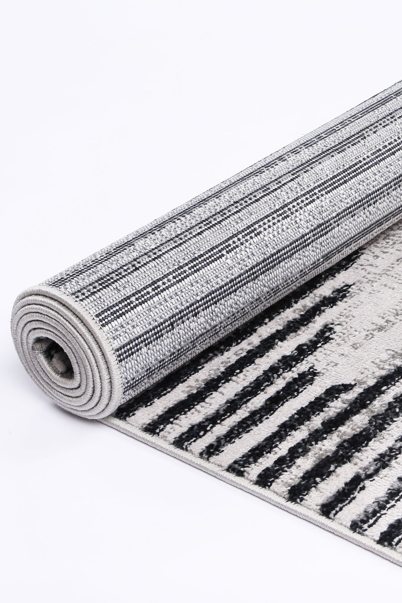 Christina Diamond Charcoal Contemporary Rug