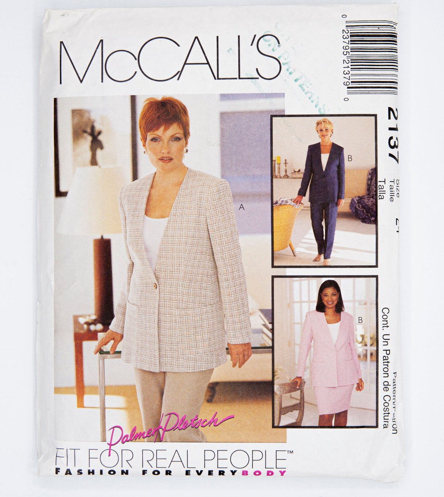 Mccall's Pattern Me2137 Misses' Jacket, Pants, Skirt
