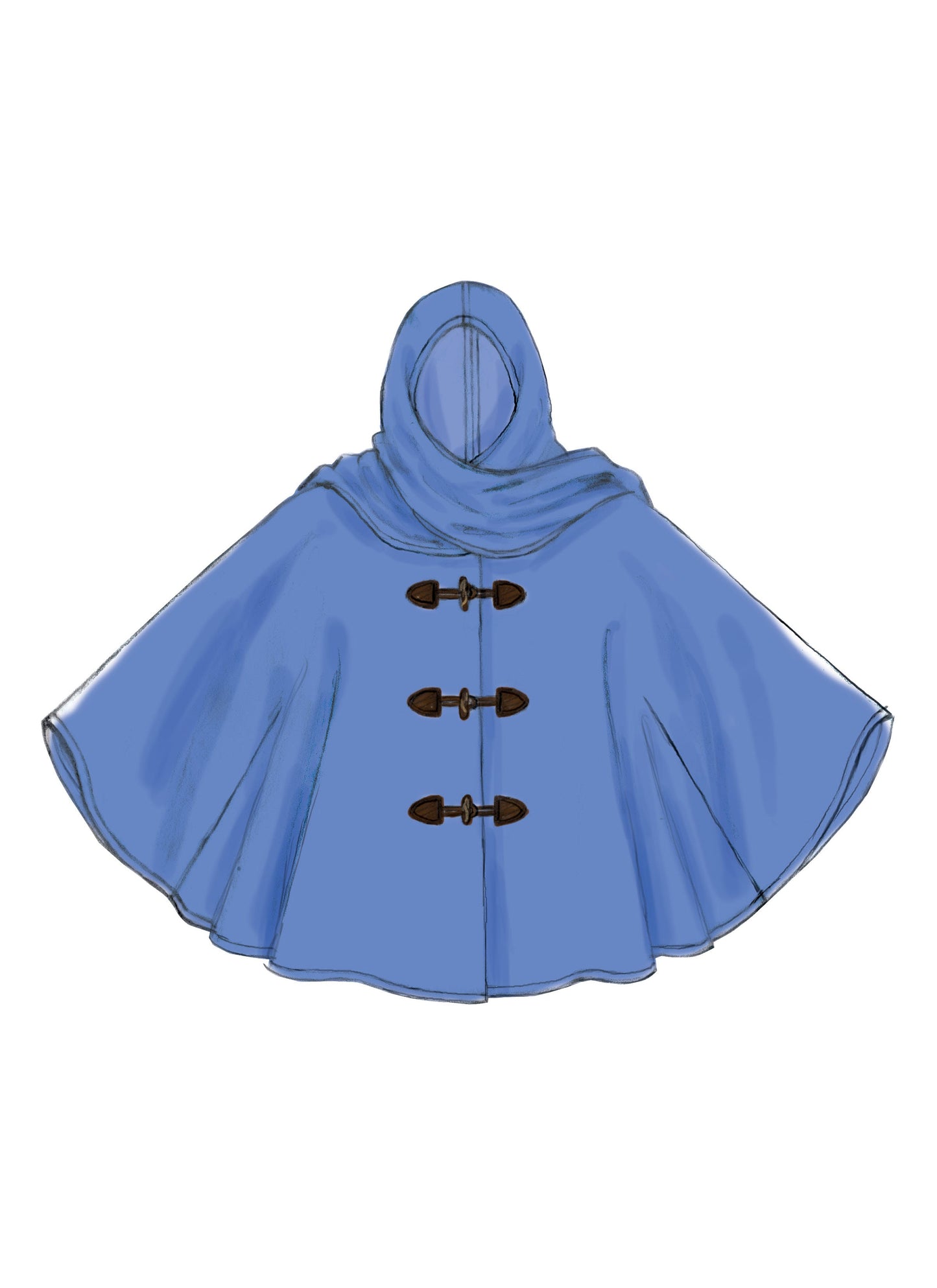 McCall's Pattern M7202 Misses' Ponchos