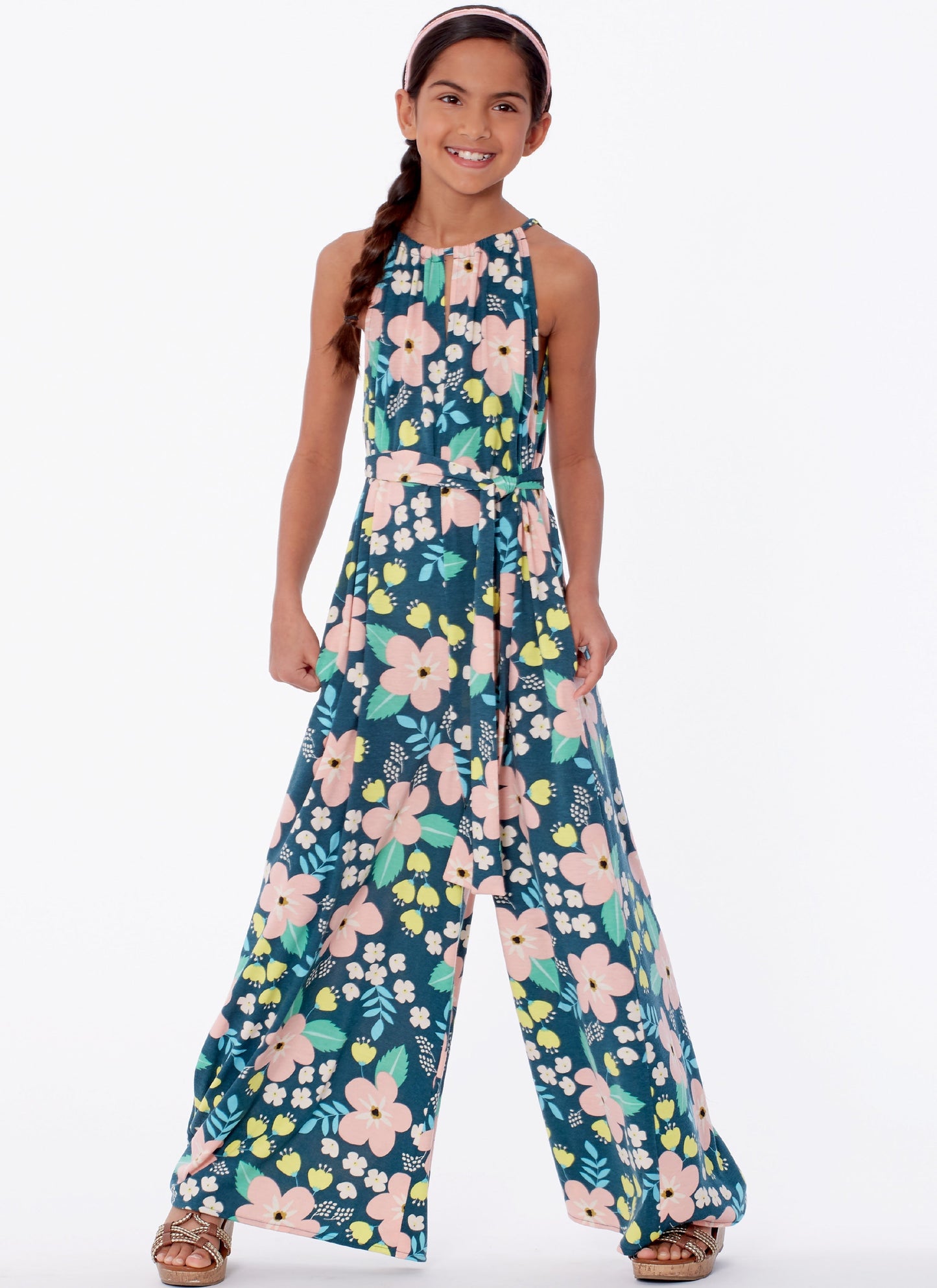 McCall's Pattern M7917 Children's and Girl's Romper, Jumpsuit and Belt