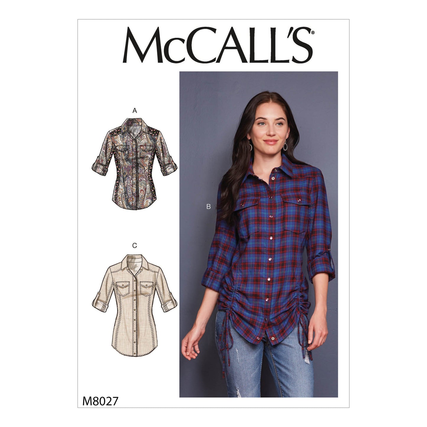 McCall's Pattern M8027 Misses' Tops