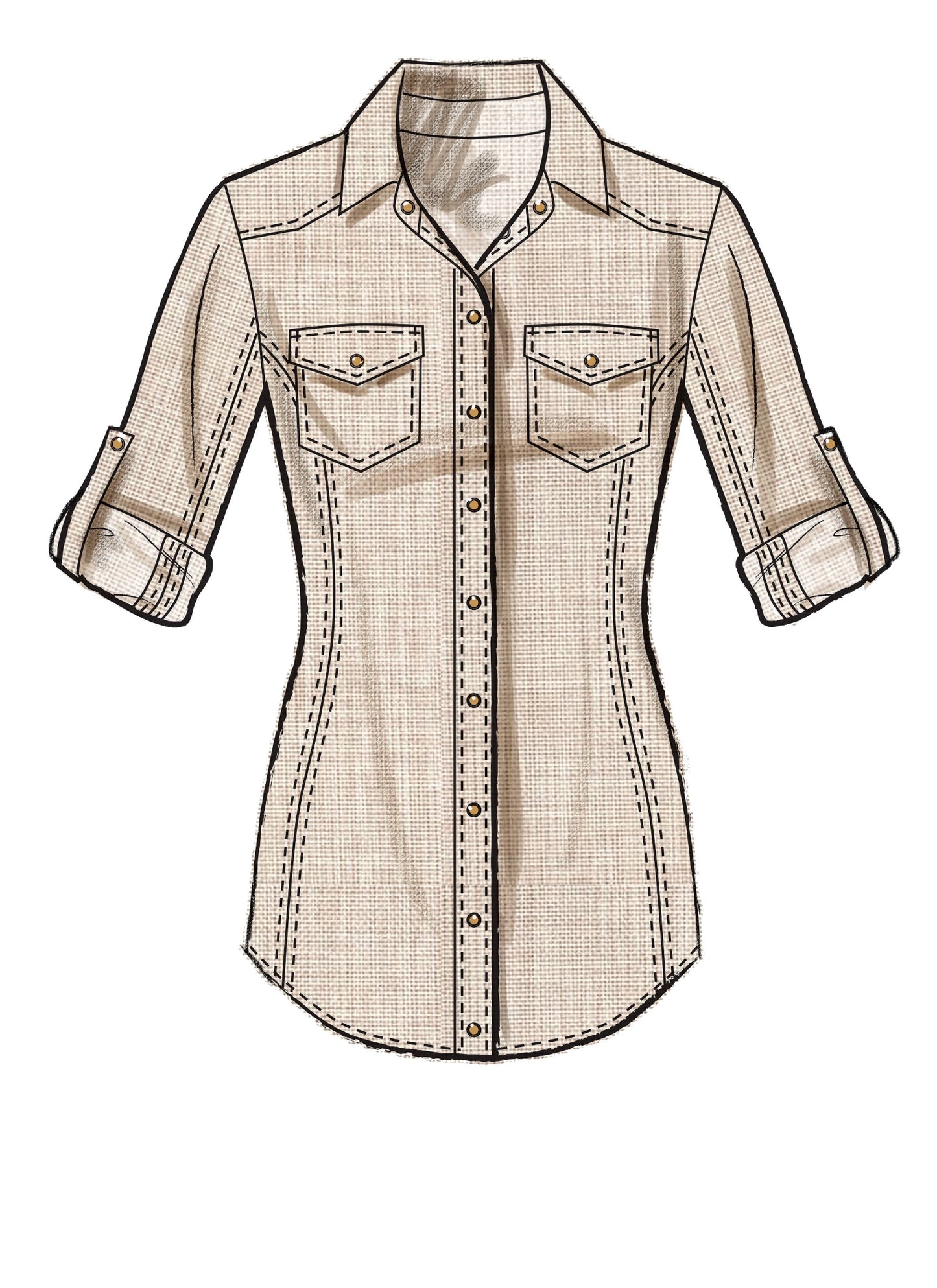 McCall's Pattern M8027 Misses' Tops
