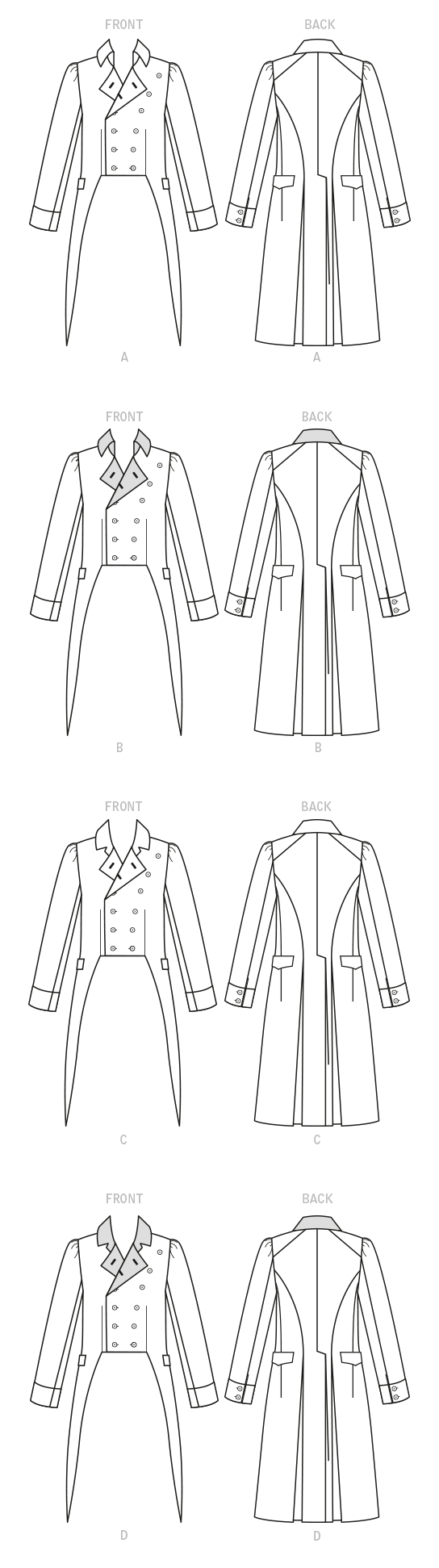McCall's Pattern M8135 Men's Coats