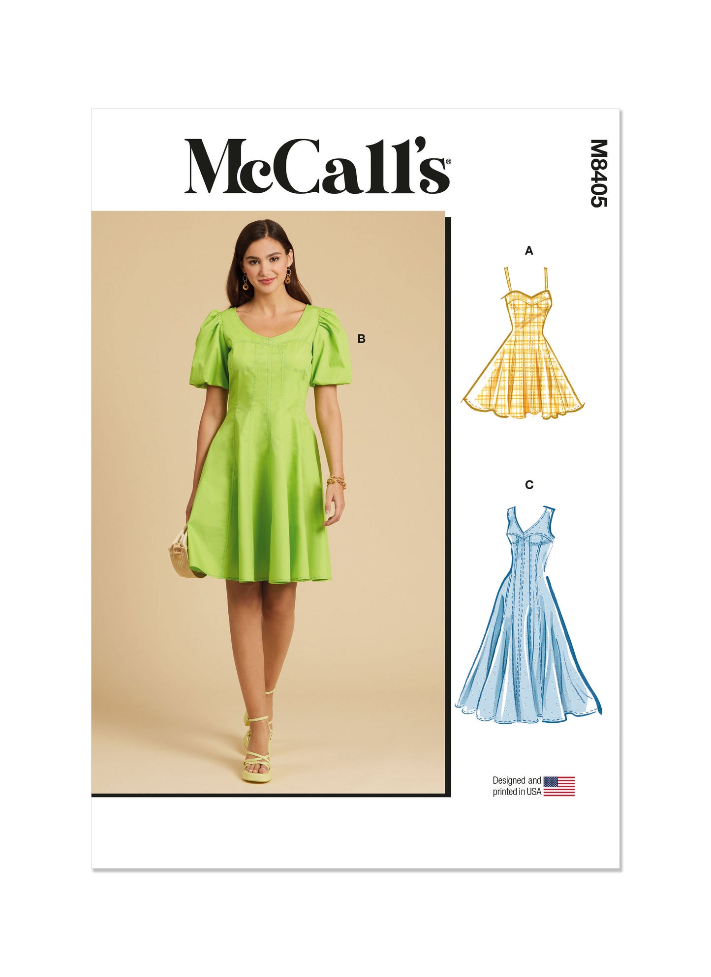 KnowMe Pattern M8405 Misses Dress