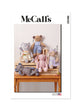 KnowMe Pattern M8422 Plush Bear, Bunny and Mouse with Clothes and Headband