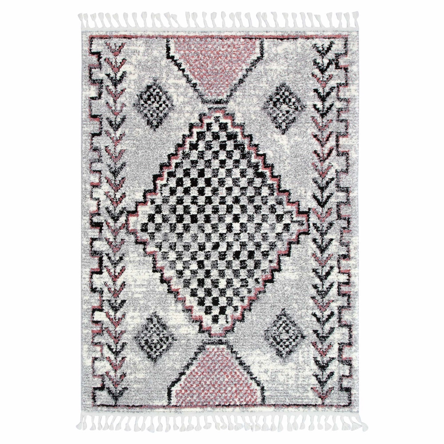 Mario Tocapus Blush Geometric Rug