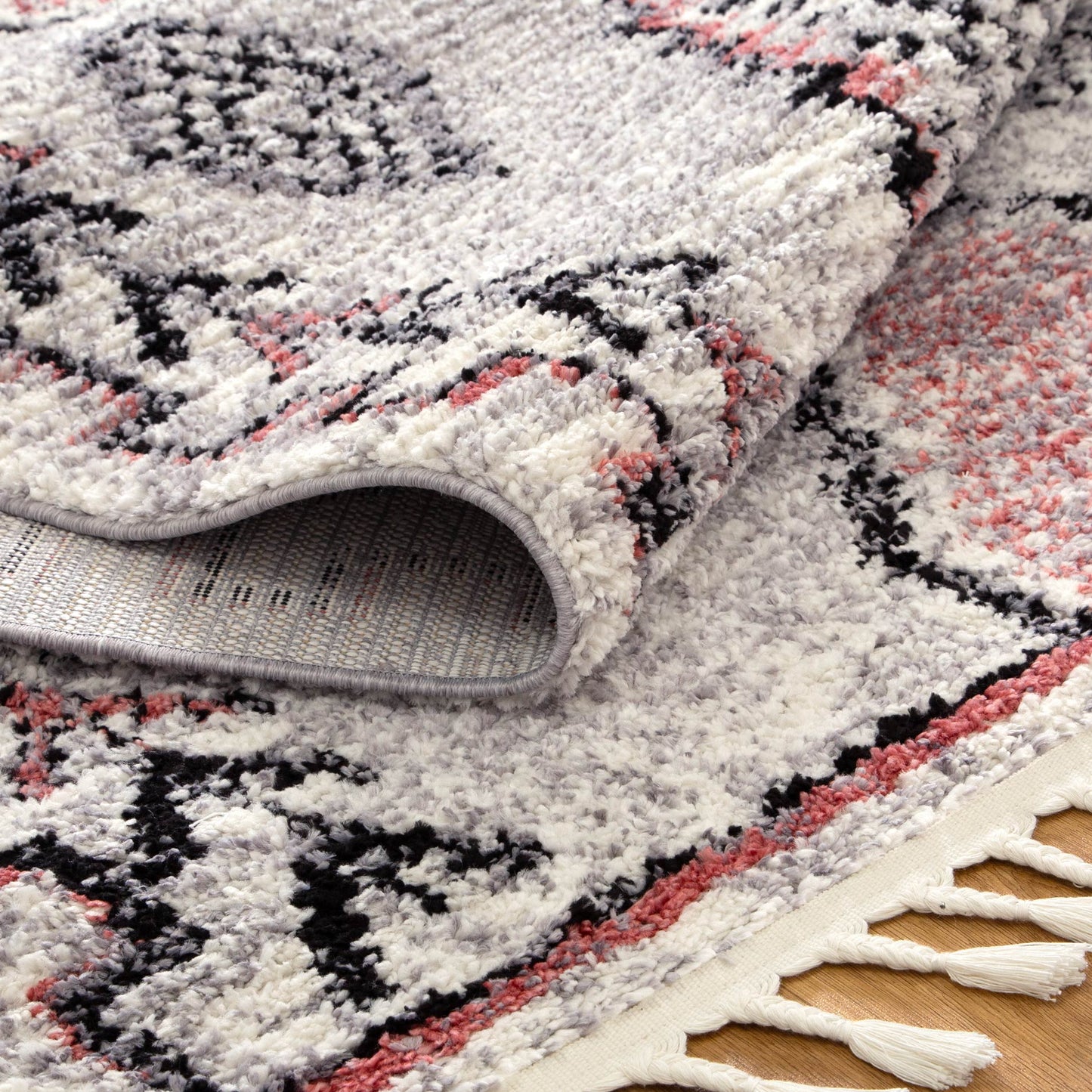 Mario Tocapus Blush Geometric Rug