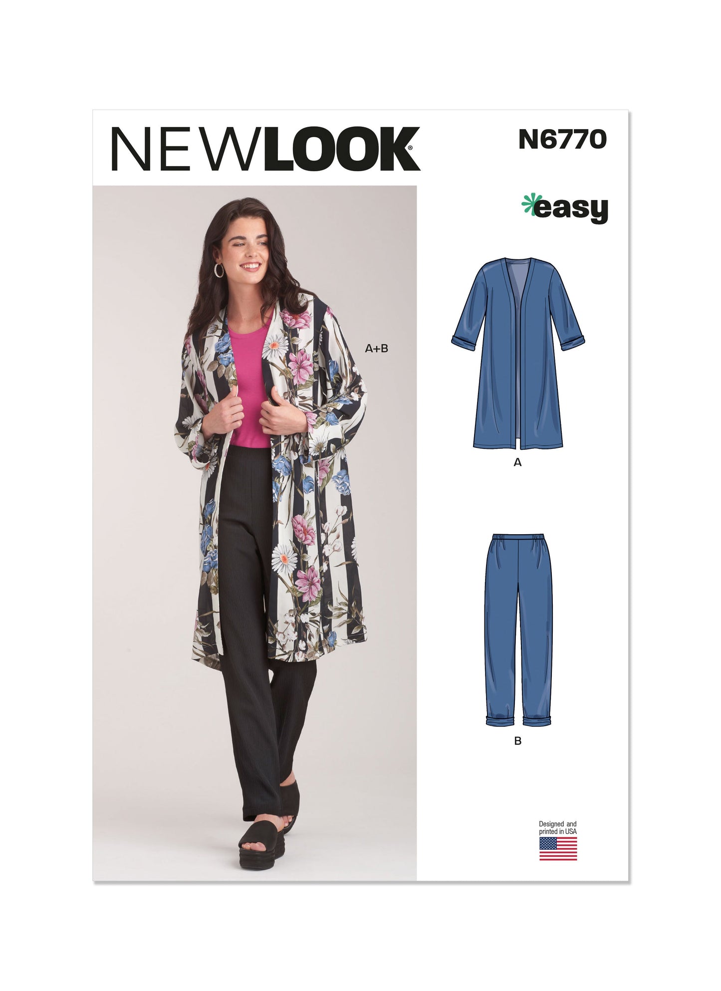 Newlook Pattern 6770 Misses' Jacket and Pants