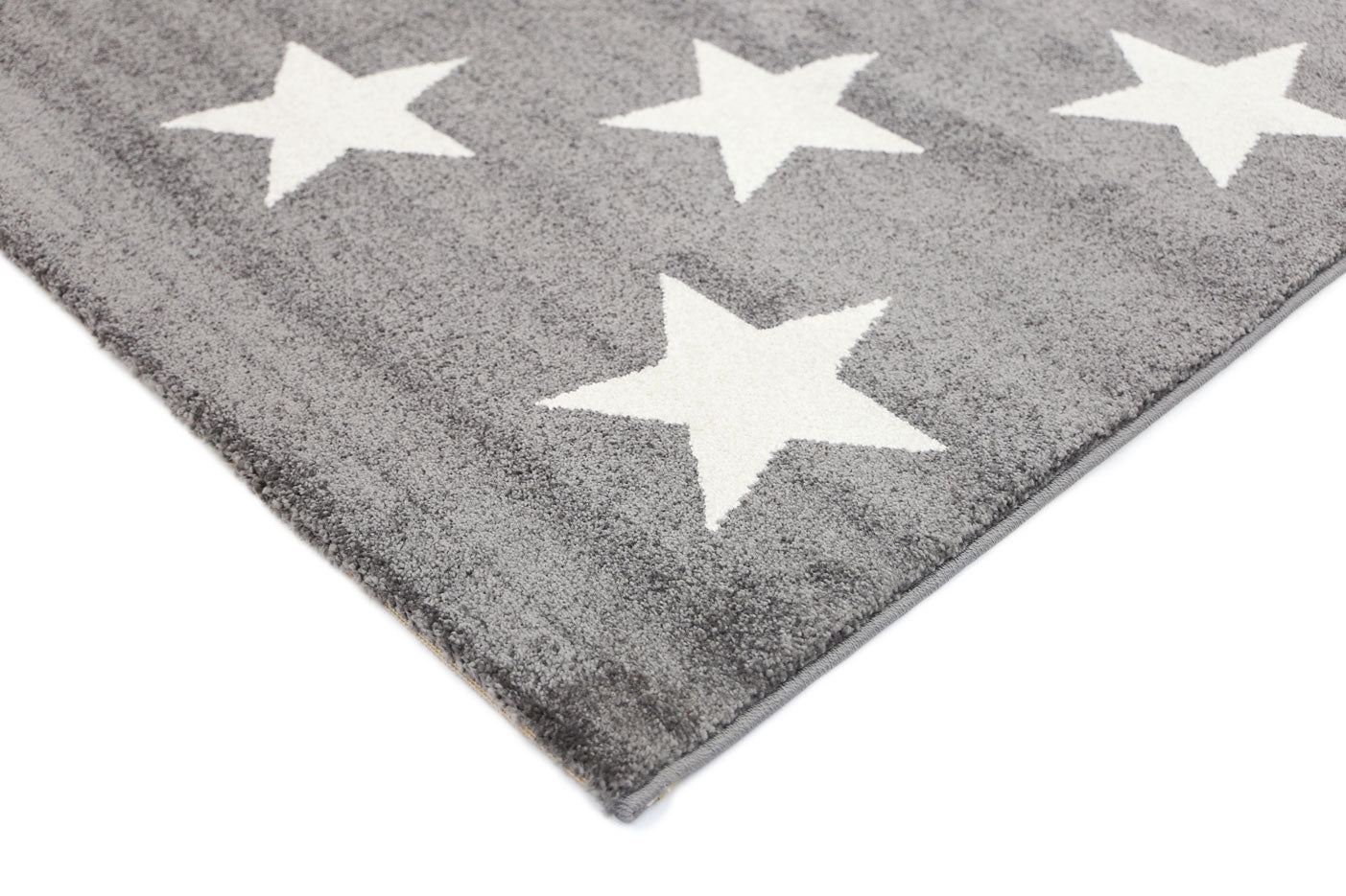 Petit Stars Charcoal and White Kids Rug