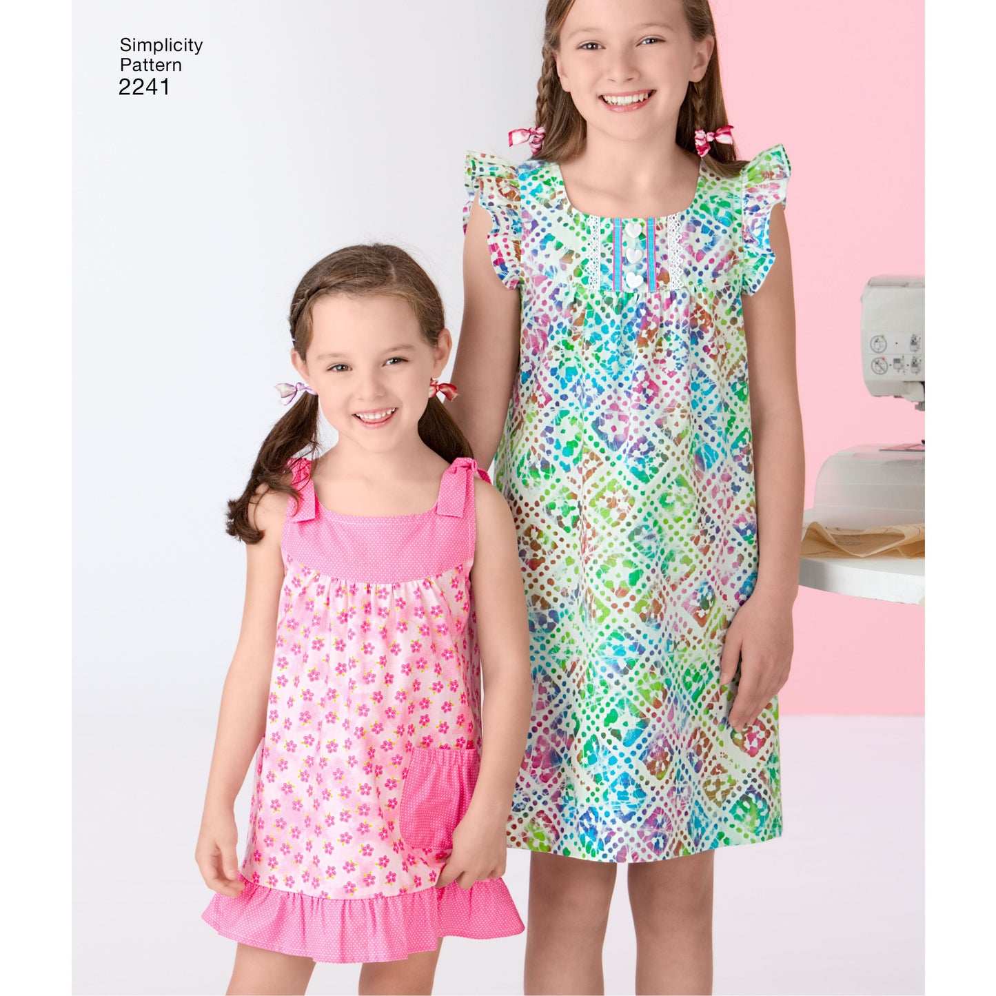 Simplicity Pattern 2241 Learn to Sew Child's & Girl's Dresses