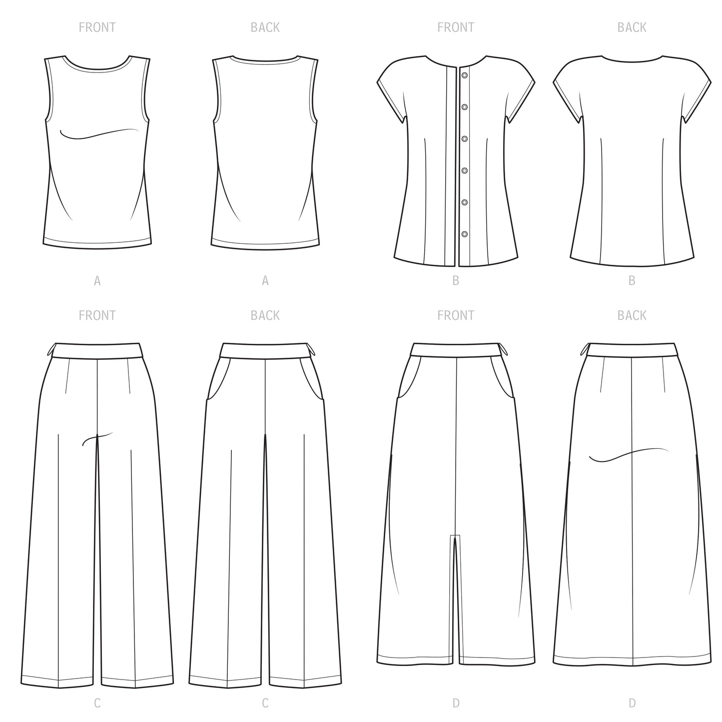 Simplicity Pattern S9479 Misses' Sportswear