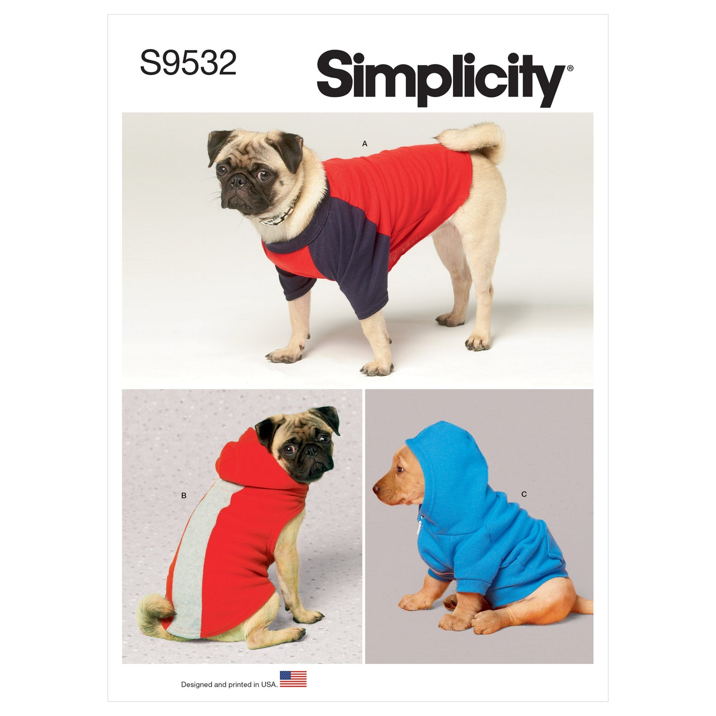 Simplicity Pattern 9532 Pet Clothes