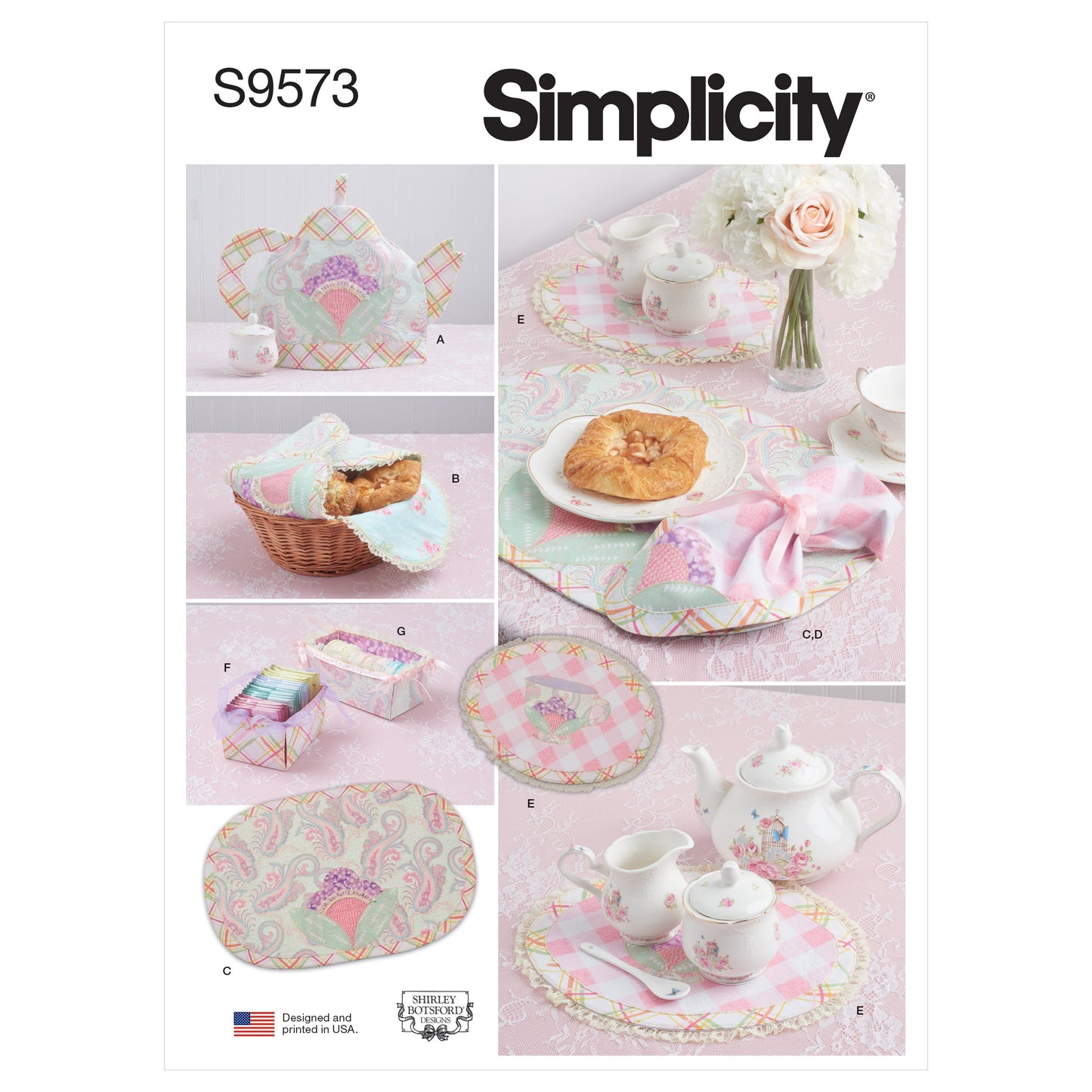 Simplicity Pattern 9573 Tabletop Accessories