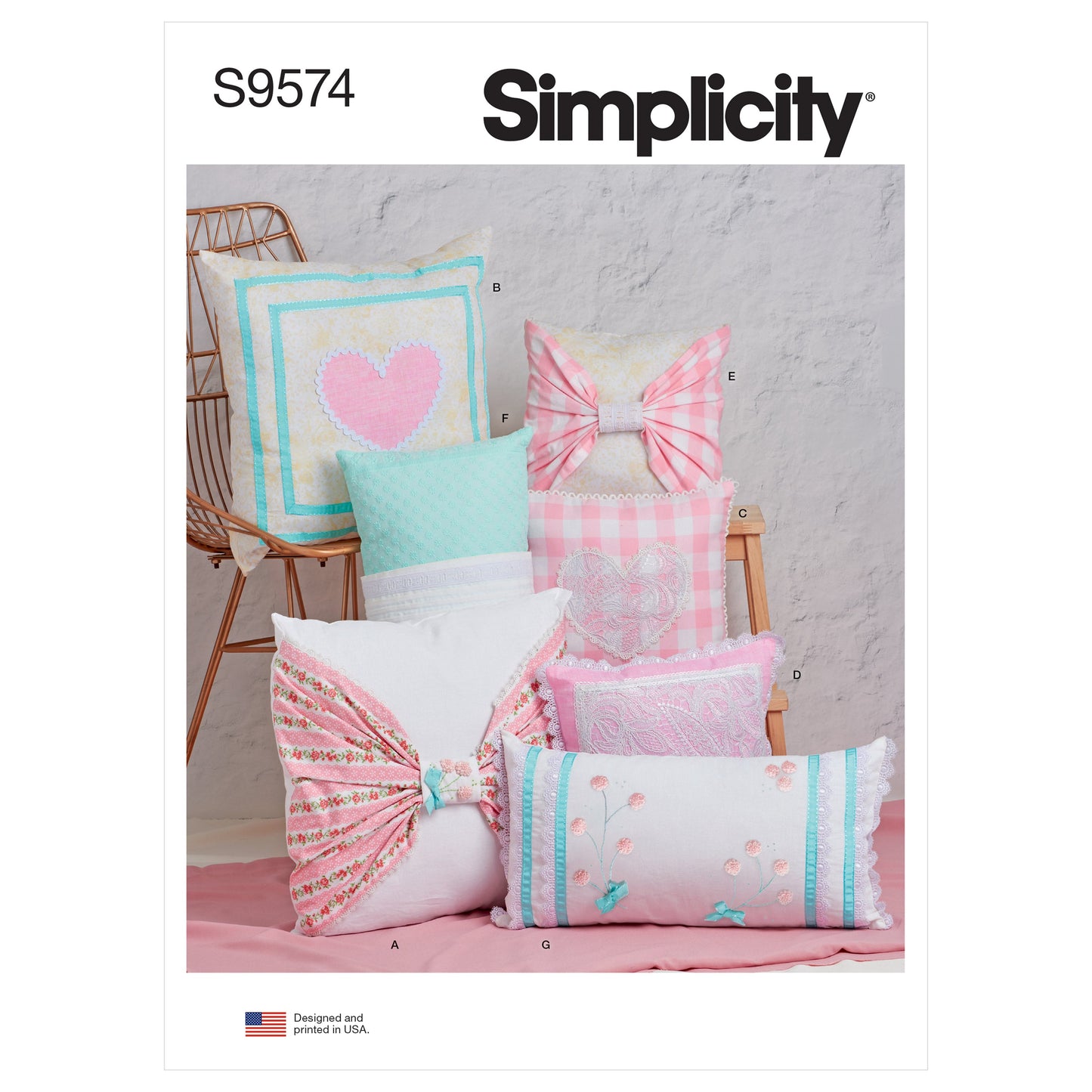 Simplicity Pattern 9574 Pillows