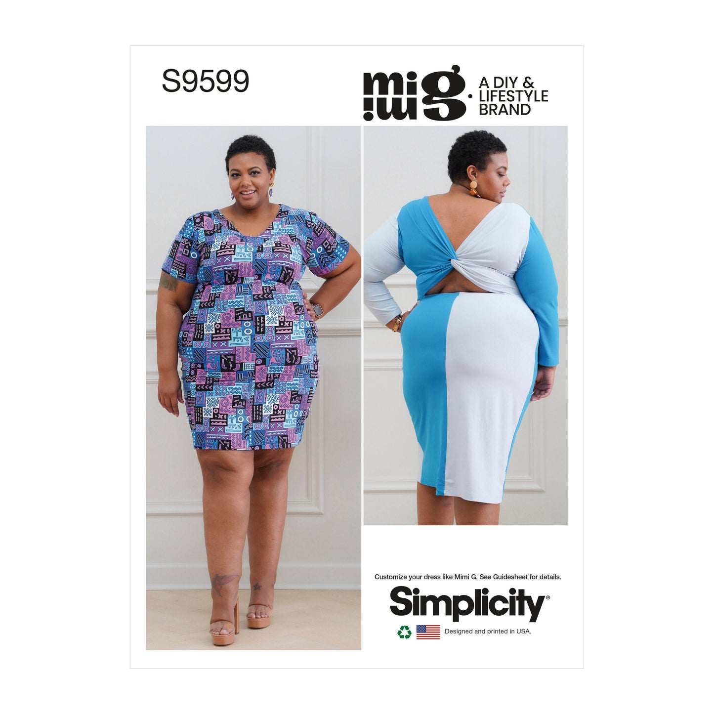 Simplicity Pattern SS9599 Women's Knit Dresses by Mimi G