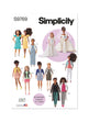 Simplicity Pattern S9769 Undefined Doll Clothes